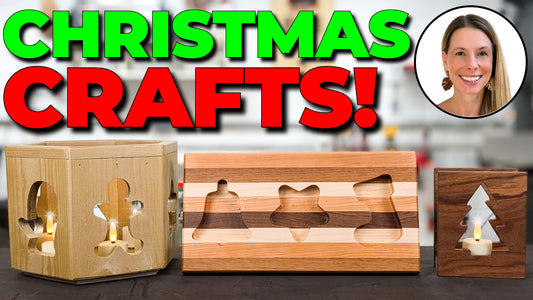 3 Beautiful Christmas Crafts // DIY Woodworking (With Bonus Project!)