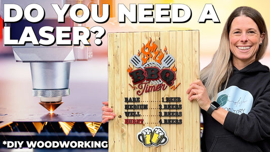 YOU Can BUILD Funny BBQ Sign Using A Laser // DIY Woodworking