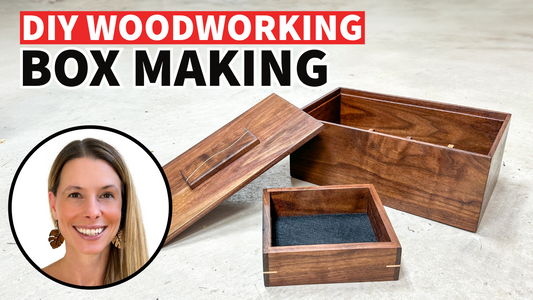 How To Resaw Wood To Make a Box with Seamless Grain Wrap // DIY Woodworking