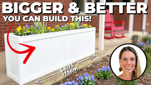 Planter Box With Flexible Shelve Design  // DIY Woodworking