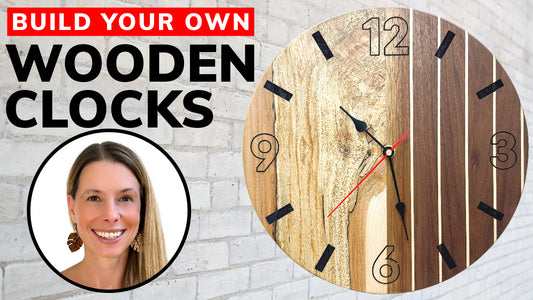 3 BEAUTIFUL Wooden Clock Designs (Beginner, Skilled, Master)