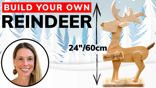 Build Your Own Rustic Christmas Reindeer