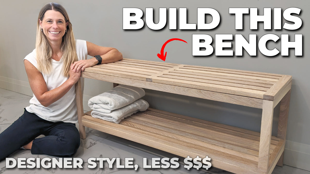 How to Build This Stylish White Oak Bench – Standish WoodStory