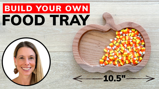 Pumpkin Serving Tray - How To Make With A Router & Template