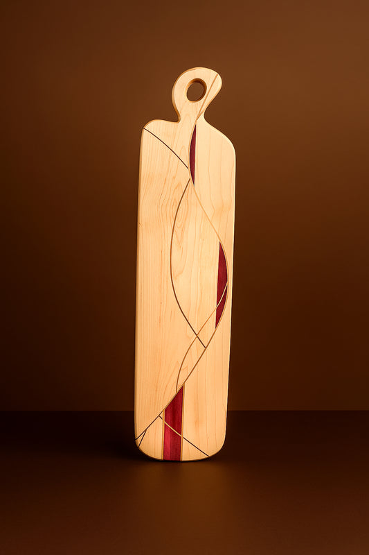 Leaf Half Circle Charcuterie Board – Standish WoodStory