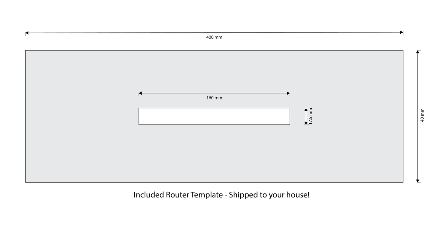 Display Shelf Router Template + Digital PDF Tutorial