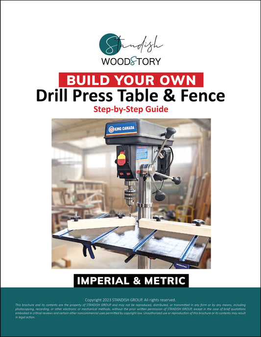 Drill Press Table & Fence DIY DIGITAL PLANS