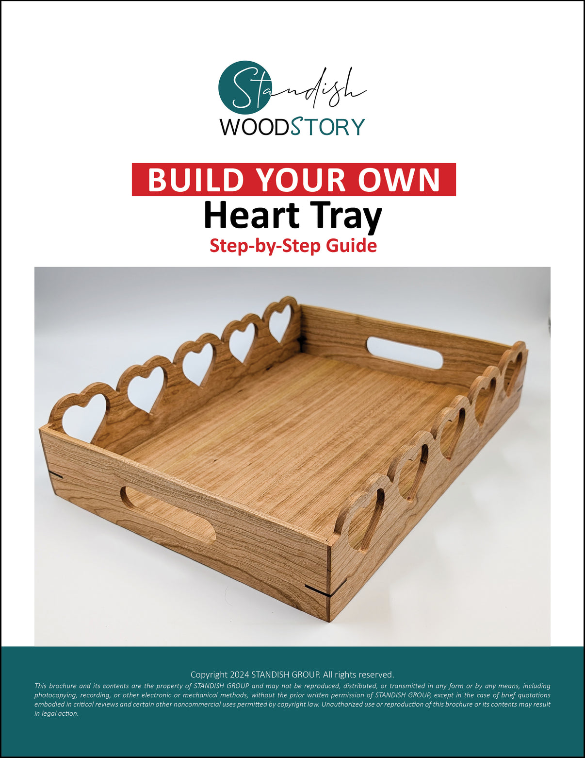 Heart Router Template for Tray Making – Standish WoodStory