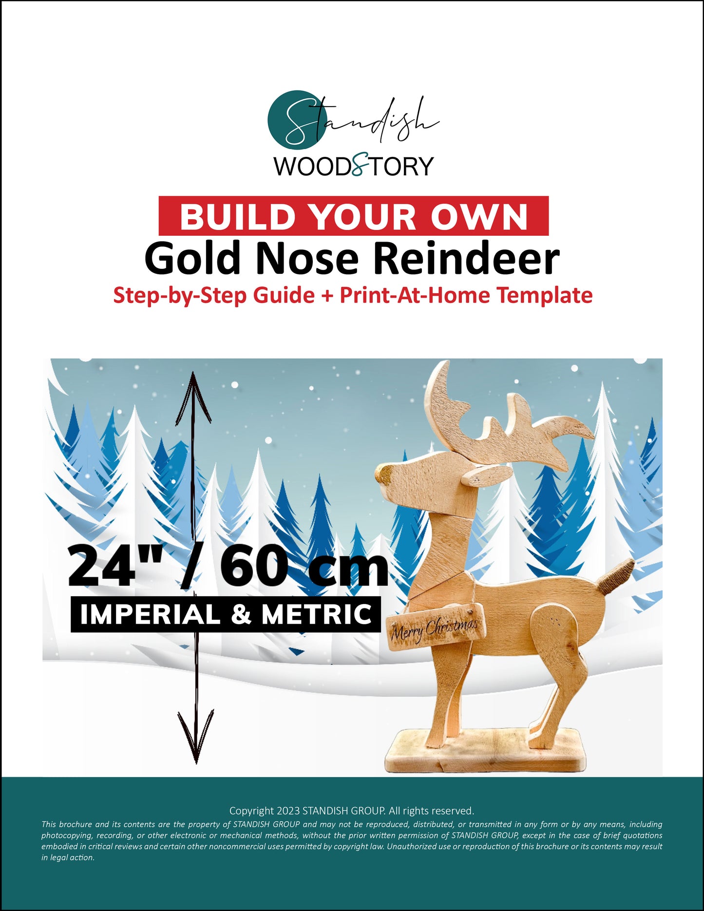 Rudolph The Gold Nose Reindeer