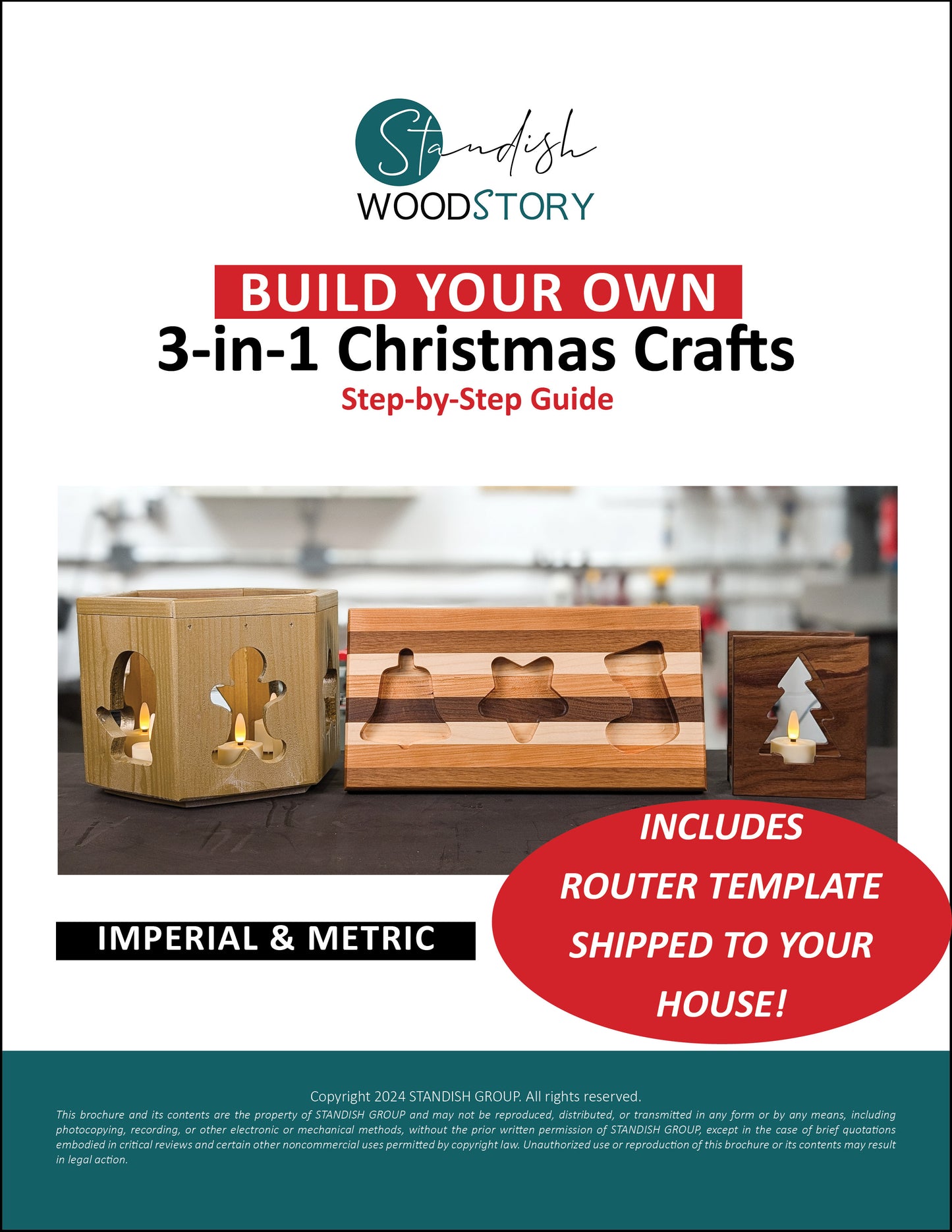 3-in-1 Christmas Crafts + Router Templates