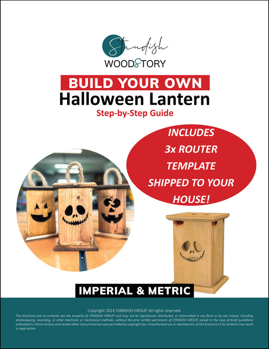 Halloween Lantern Router Templates + Digital PDF Tutorial