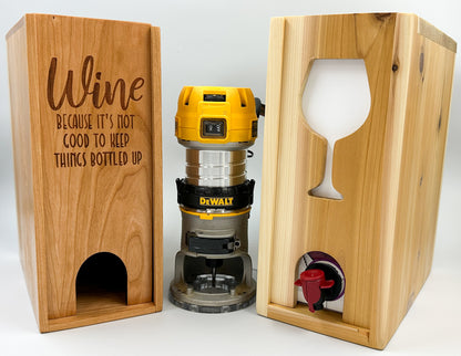 Wine Box Router Template