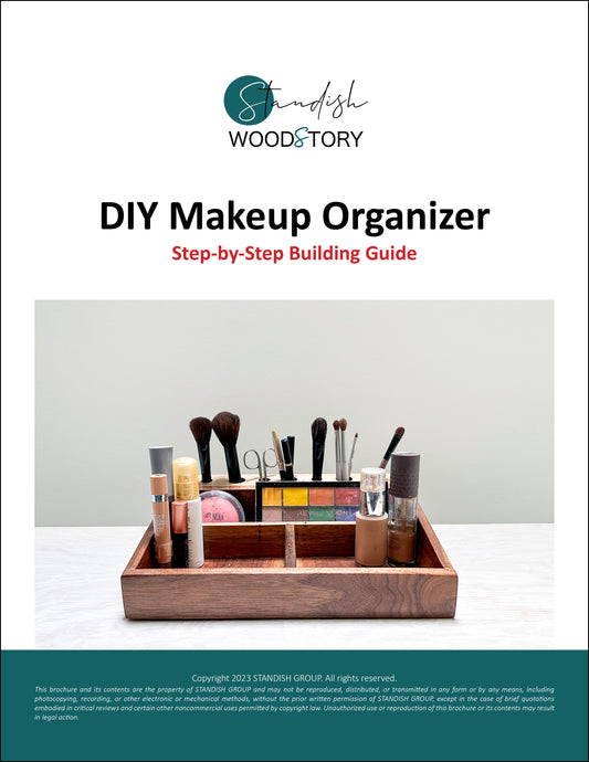 Makeup & Brush Organizer - DIY DIGITAL PLANS