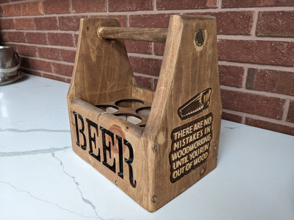 Rustic Beer Caddy - DIY DIGITAL PLANS