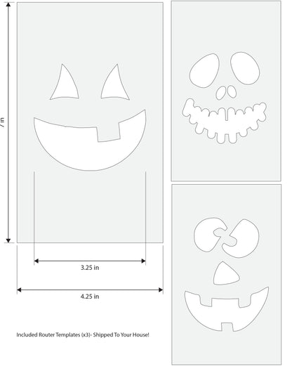 Halloween Lantern Router Templates + Digital PDF Tutorial