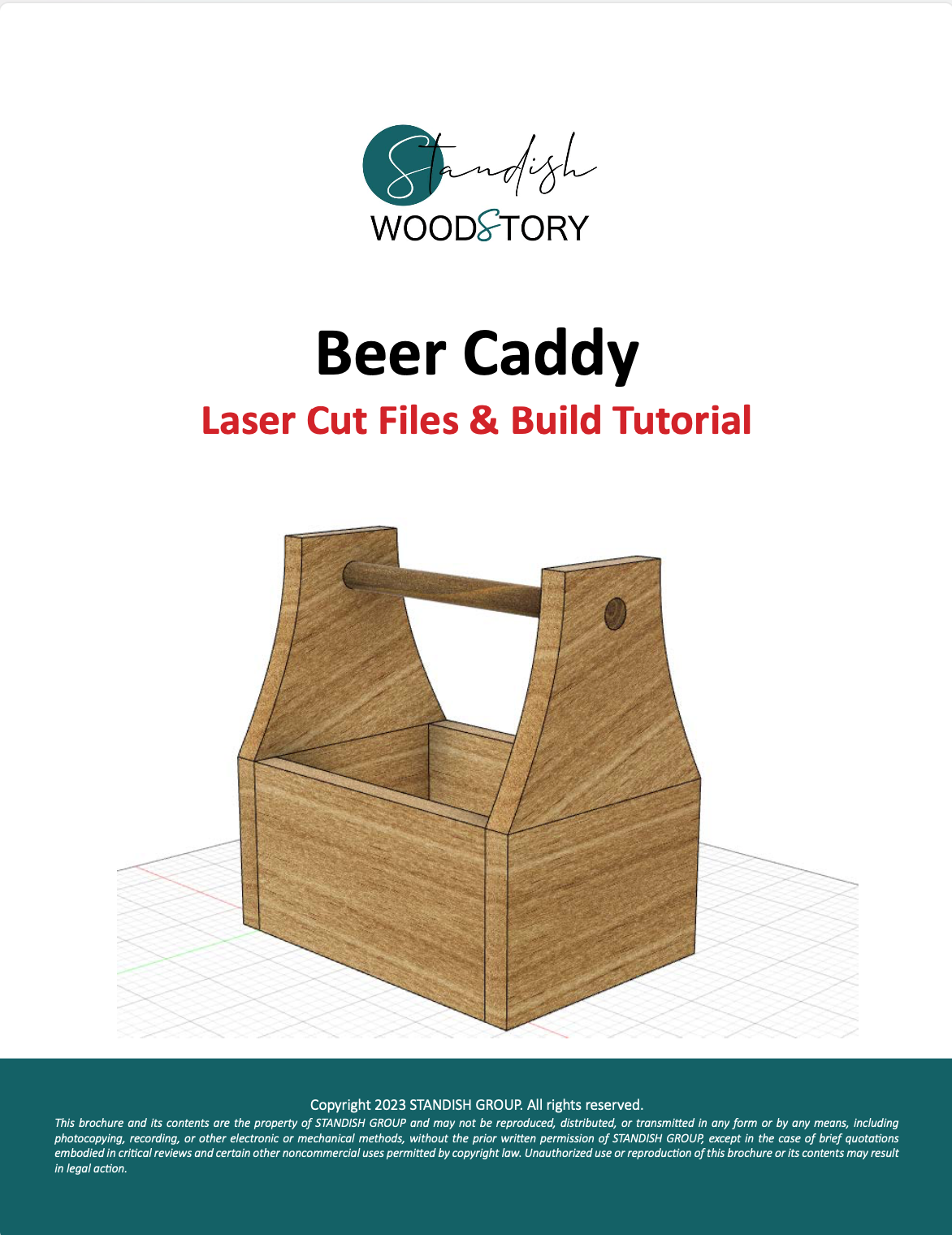 Rustic Beer Caddy - DIY DIGITAL PLANS