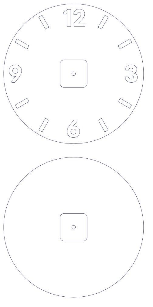 FREE Clock Template & Graphics (Print at home + Lightburn SVG)