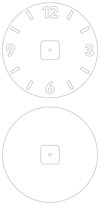 FREE Clock Template & Graphics (Print at home + Lightburn SVG)