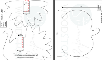 FREE Thanksgiving Table Decor Stencils