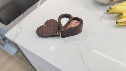 Salt Cellar Acrylic Router Template - Heart Shaped