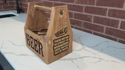 Rustic Beer Caddy - DIY DIGITAL PLANS